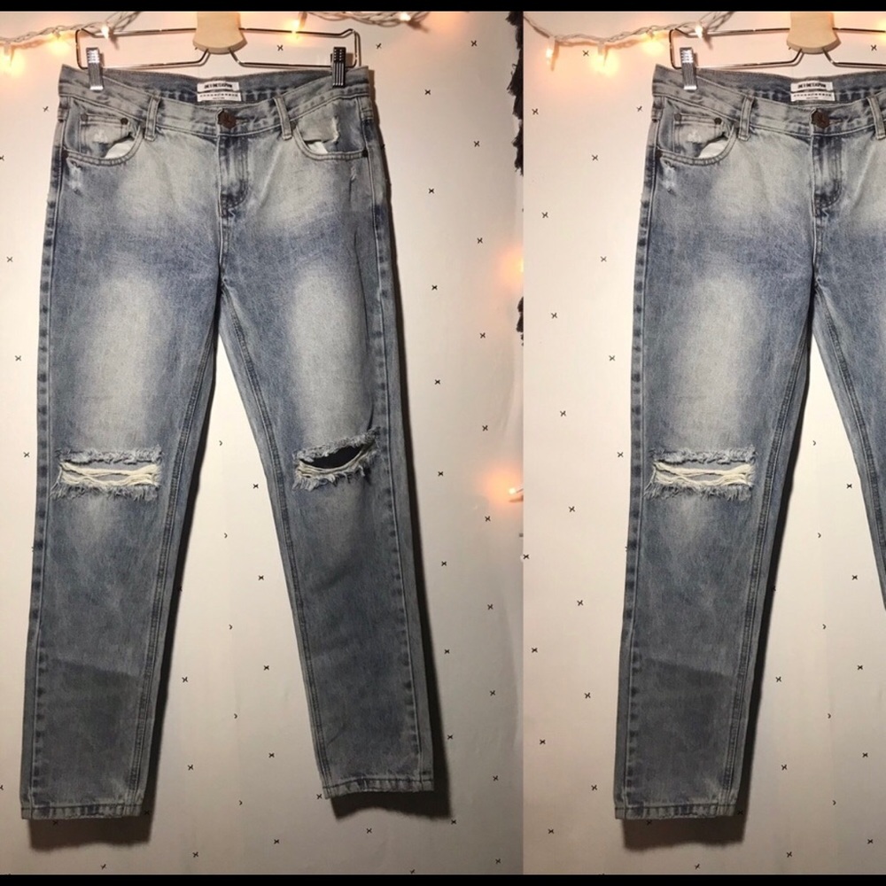 One X One Teaspoon Awesome Baggies Boyfriend Jeans